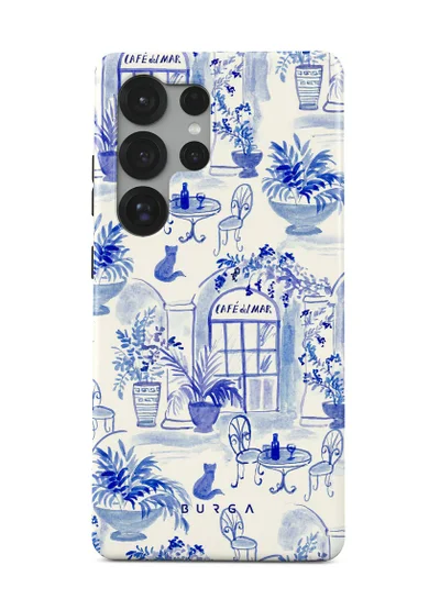 BURGA Samsung Galaxy S25 Ultra Mobile Phone Case Hybrid 2 Layer Hard Shell Silicone Protective Case, Scratch Resistant Shockproof Cover,Sobremesa