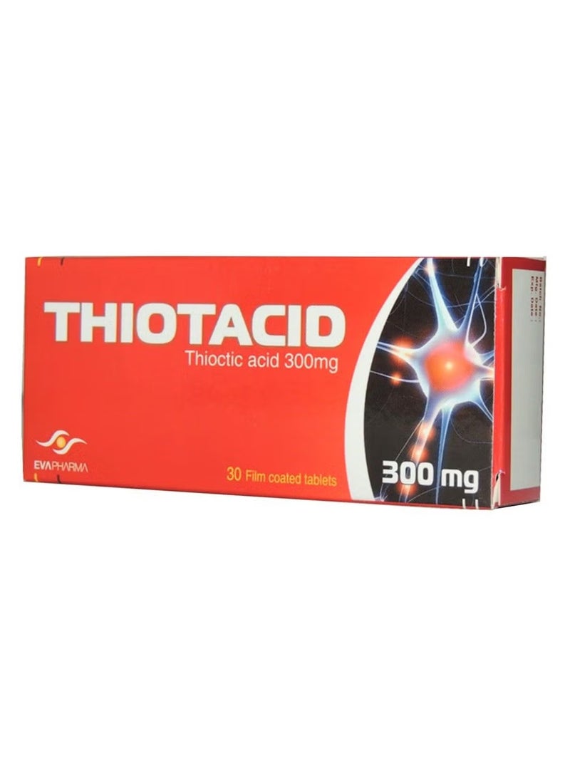 THIOTACID أقراص ثيوتاكيد 300 ملغ 30 حبة