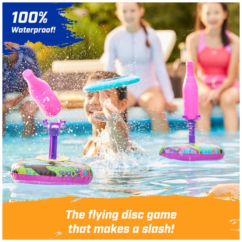 SwimWays Hydro Bottle Splash, Pool Toys for Kids and Adults, Throwing Disc Swimming Pool Game, Outdoor Toys for Kids Aged 5 & Up - Image 3