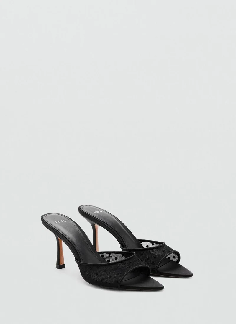 مانجو Mesh Heel Sandal