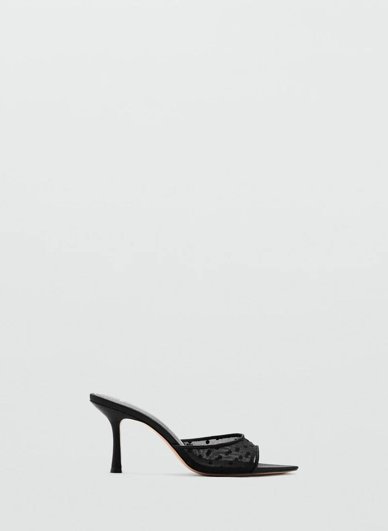 مانجو Mesh Heel Sandal