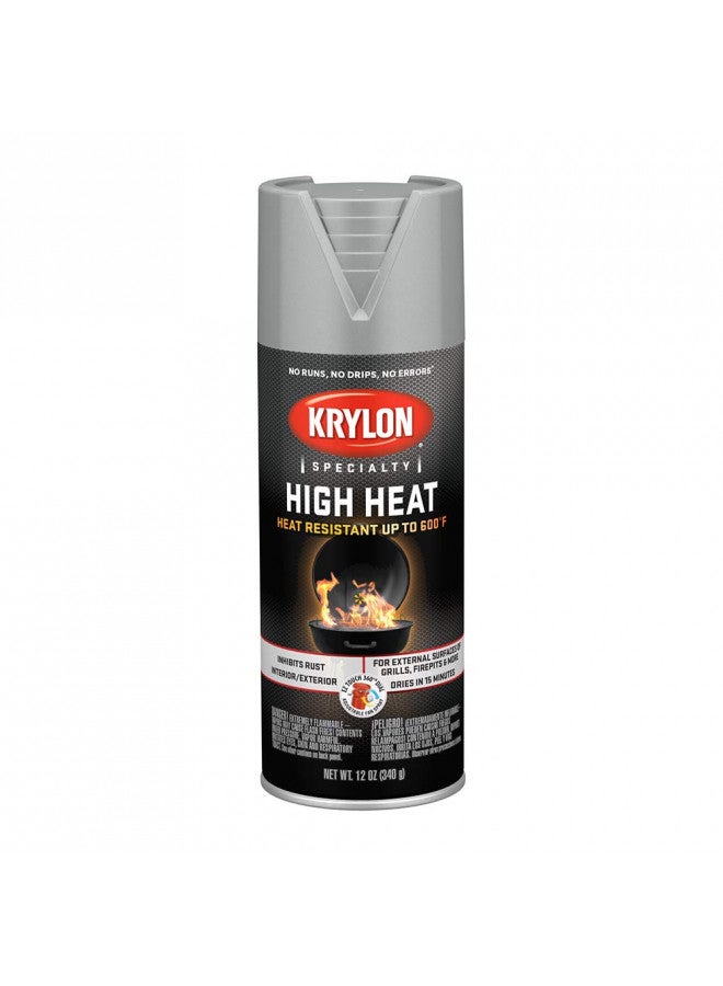 KRYLON طلاء كريلون K01407000 للألمنيوم للشواء، الموقد والبروبان - 12 أونصة. بخاخ - Image 1
