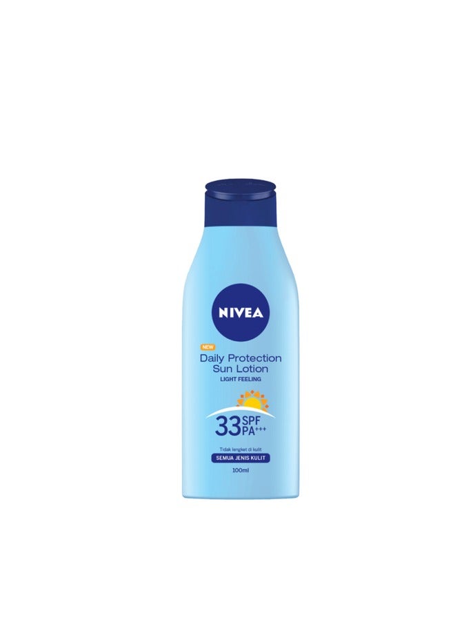 Nivea NIVEA Body Lotion Daily Protection SPF 33PA+++ 100ml Sunscreen & Moisturizer 