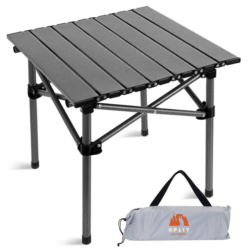 Opliy Folding Camping TablePortable Table for 12 Persons Collapsible Table Lightweight with Carry Bag for Camping Hiking Picnics BBQs Beach Trips  Tailgating165 inch