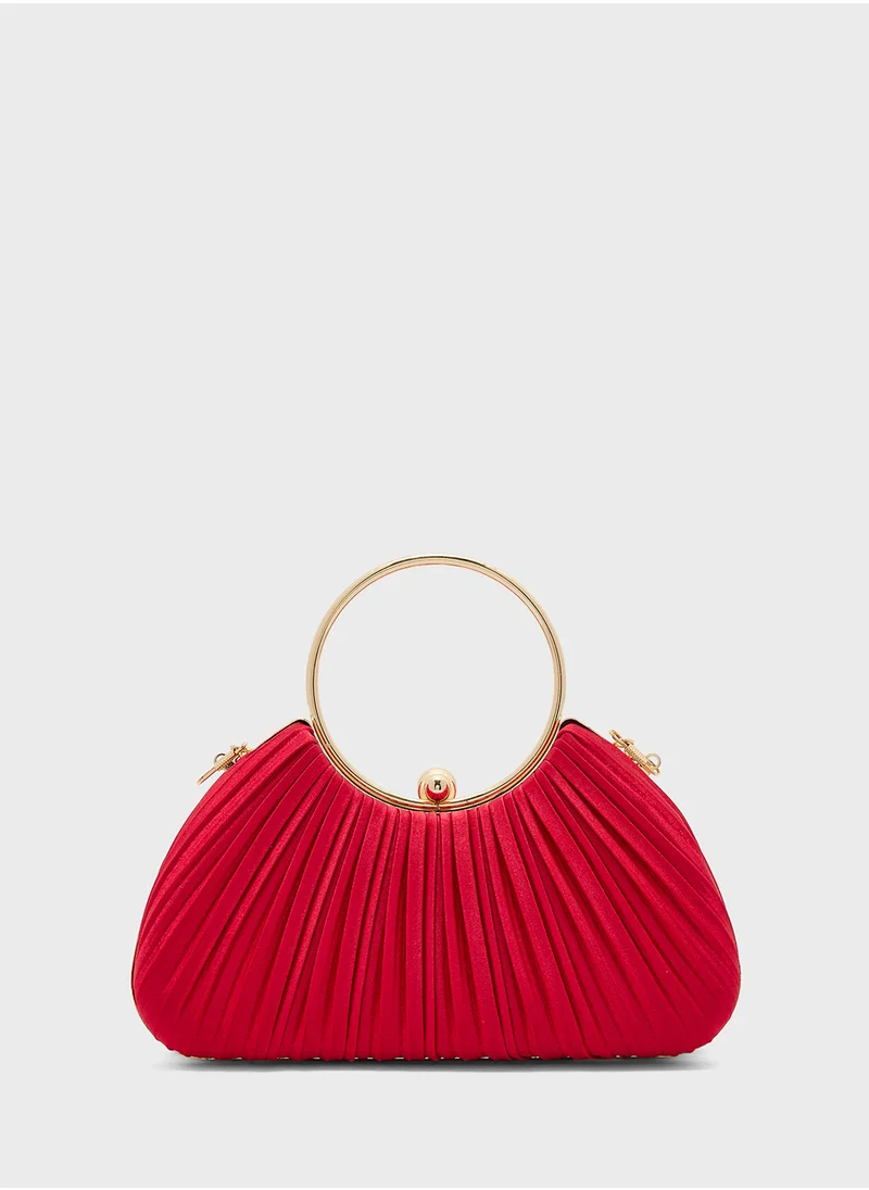 خزانة Pleated Clutch Bag