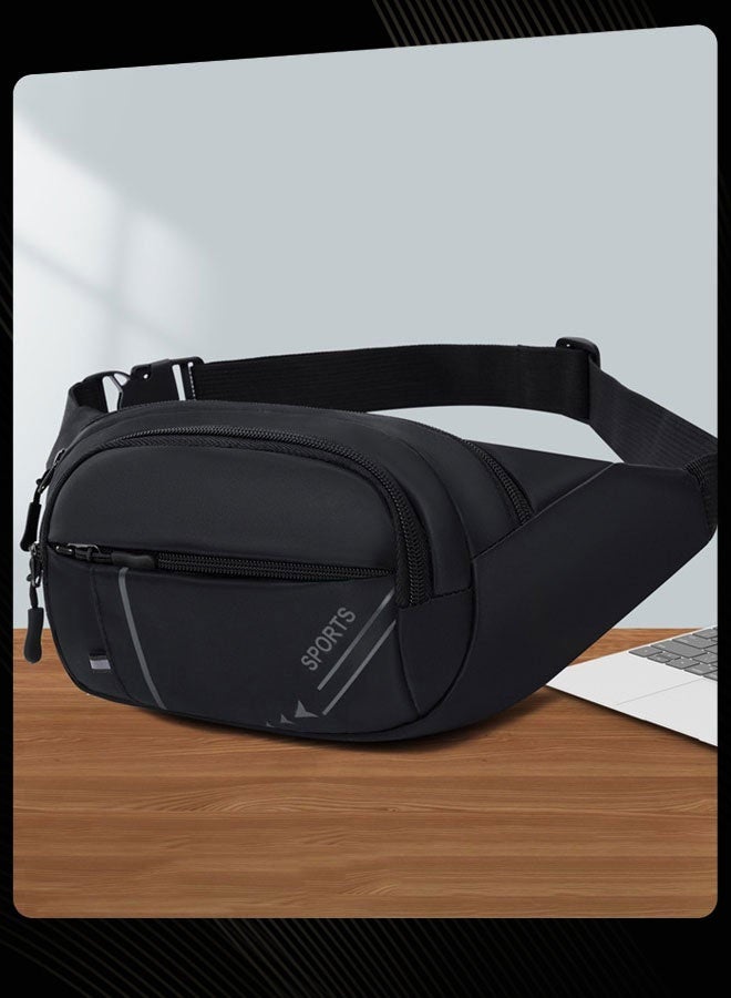 Joychic Men's Outdoor Sports Large Capacity Multifunctional Waist Bag - Image 2