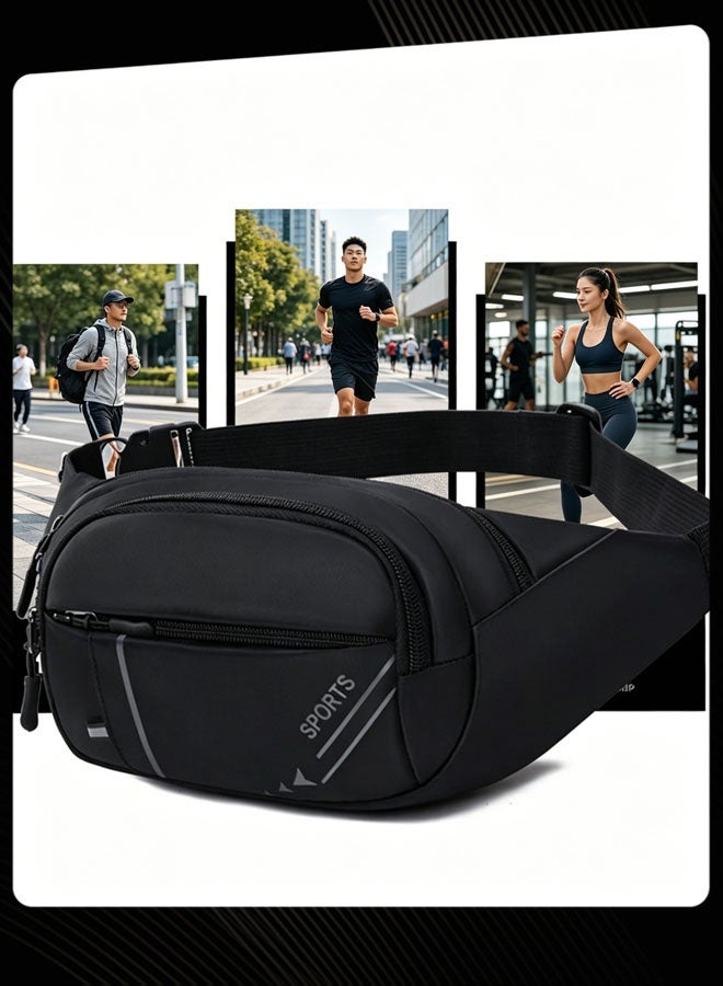 Joychic Men's Outdoor Sports Large Capacity Multifunctional Waist Bag - Image 1