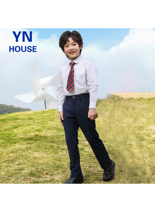 Yinuofang Children's Suit Set Shirt And Trousers Performance Outfit Boys Host Blazer Children's Day Costume Kindergarten Uniform Graduation Photo - Image 1