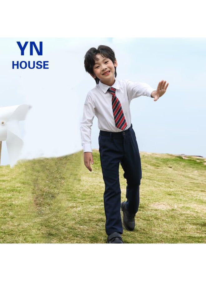 Yinuofang Children's Suit Set Shirt And Trousers Performance Outfit Boys Host Blazer Children's Day Costume Kindergarten Uniform Graduation Photo - Image 3