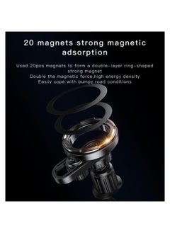 Yesido C157 Private Mold magsafe design 20pcs Magnets Air Vent Magsafe Car Phone Holder For iPhone 12 13 14  - Image 3