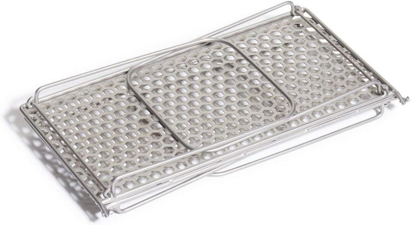 Vargo Titanium Bifold Foldable Campfire Grill - Portable Titanium Grill Surface with Legs - 60+ Square Inch Cooking Surface for Backpackers and Campers - Image 2