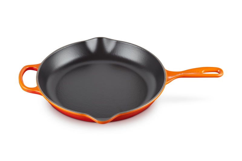 Le Creuset Le Creuset Enameled Cast Iron Signature Iron Handle Skillet 1175 238 qt Flame 