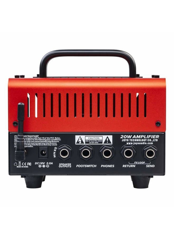 JOYO JACKMAN II Amplifier 20 Watt Hybrid Mini Tube Head Bluetooth BanTamp XL Series with Foot Switch - Image 3