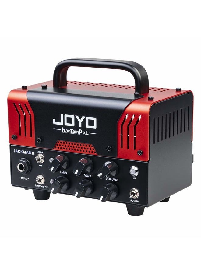 JOYO JACKMAN II Amplifier 20 Watt Hybrid Mini Tube Head Bluetooth BanTamp XL Series with Foot Switch - Image 2
