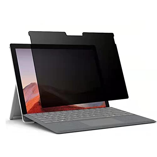 FYDIKHN Privacy Screen Protector Suit for Surface Pro 7 Plus, Pro 7, Pro 6, Pro 5, Pro 4 12.3 Inch, Dark Anti-Spy Screen Film Guard for 12.3 Inch Surface Pro 7+/7/6/5/4 - Image 1