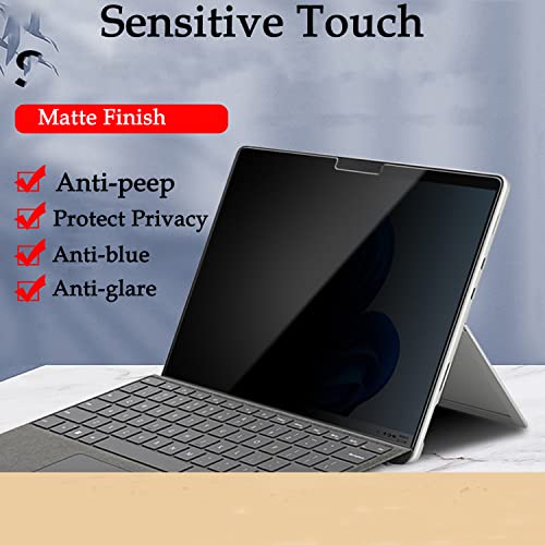 FYDIKHN Privacy Screen Protector Suit for Surface Pro 7 Plus, Pro 7, Pro 6, Pro 5, Pro 4 12.3 Inch, Dark Anti-Spy Screen Film Guard for 12.3 Inch Surface Pro 7+/7/6/5/4 - Image 4