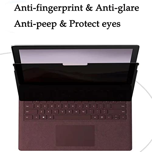 FYDIKHN Privacy Screen Protector Suit for Surface Pro 7 Plus, Pro 7, Pro 6, Pro 5, Pro 4 12.3 Inch, Dark Anti-Spy Screen Film Guard for 12.3 Inch Surface Pro 7+/7/6/5/4 - Image 5
