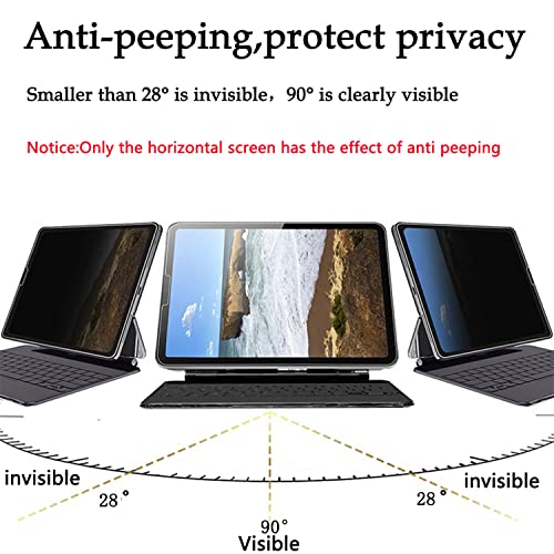 FYDIKHN Privacy Screen Protector Suit for Surface Pro 7 Plus, Pro 7, Pro 6, Pro 5, Pro 4 12.3 Inch, Dark Anti-Spy Screen Film Guard for 12.3 Inch Surface Pro 7+/7/6/5/4 - Image 2