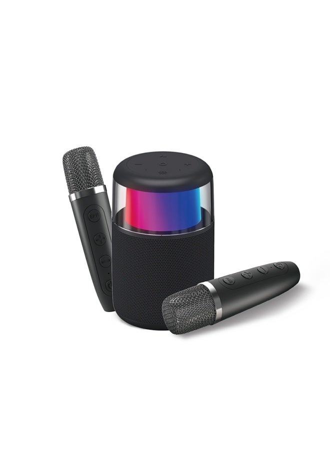 Lenyes S217 Dual Microphone Trendy Bluetooth Speaker with RGB Lights – Wireless 5.3 - Image 1
