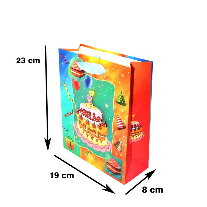 Jades Birthday Gifting Paper Bags Pack of 6 Small A - Image 2