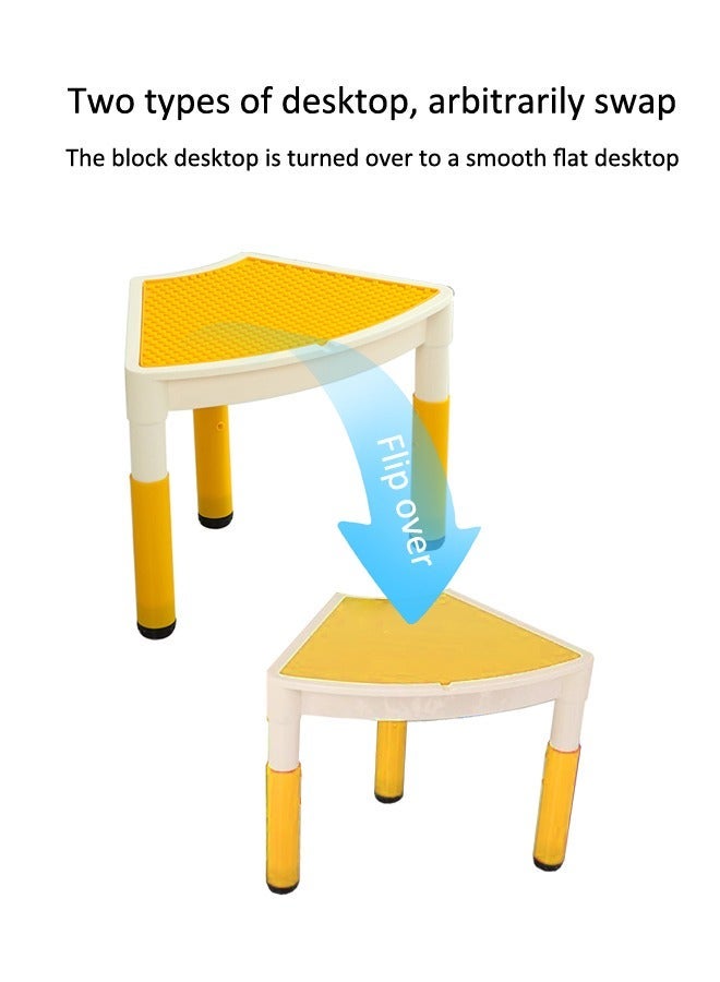 JSAITOYS Kids Table Plastic Bricks Toys Diy Kindergarten Educational - Image 2