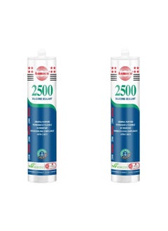 Asmaco Asmaco 2500 Silicone Sealant - Black - 280 Ml - Set of 02 