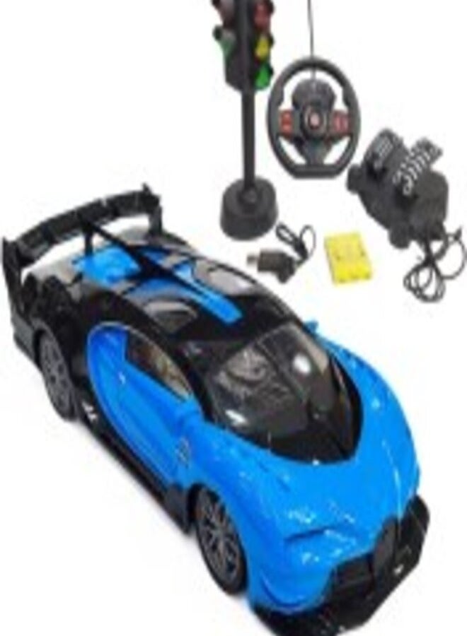 Remote control car with steering wheel control, traffic light, assorted - Image 2