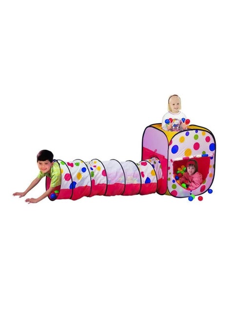 Foldable 2 in 1 Magic Tent with Tunnel and 100 Balls The Ultimate Ball House Adventure Made in Taiwan