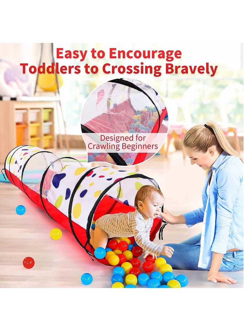 null - Foldable 2 in 1 Magic Tent with Tunnel and 100 Balls The Ultimate Ball House Adventure Made in Taiwan - Image 1