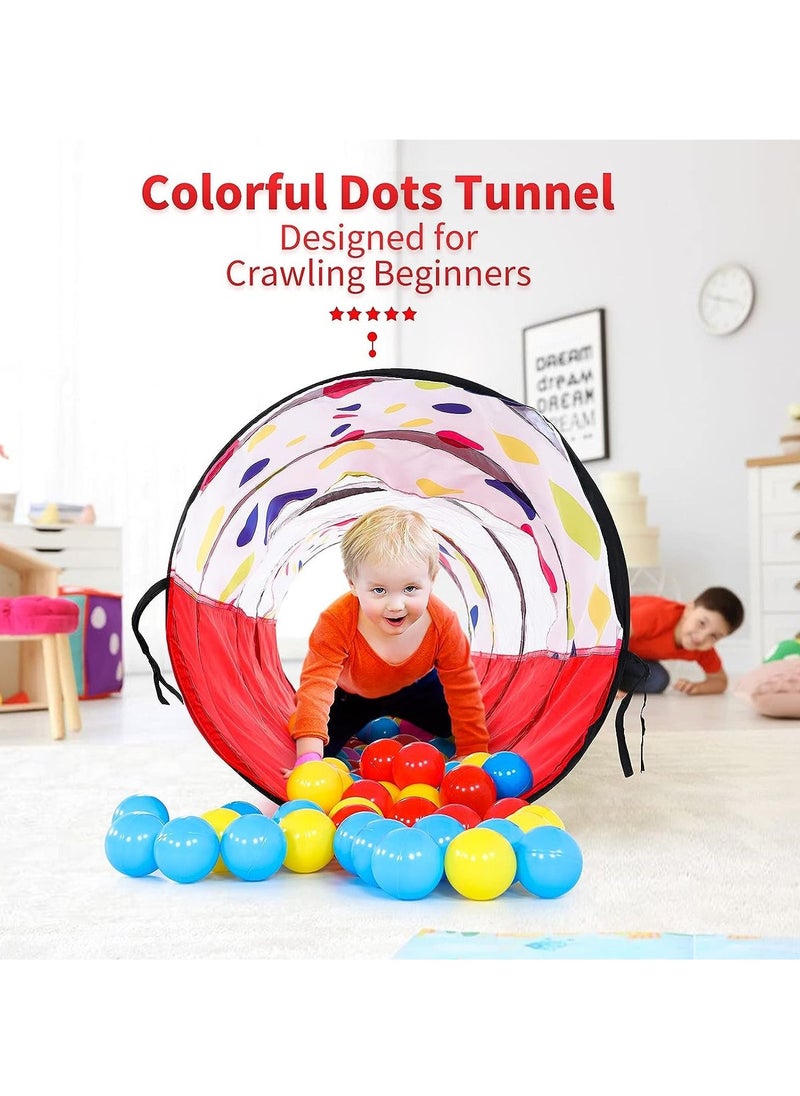 null - Foldable 2 in 1 Magic Tent with Tunnel and 100 Balls The Ultimate Ball House Adventure Made in Taiwan - Image 1