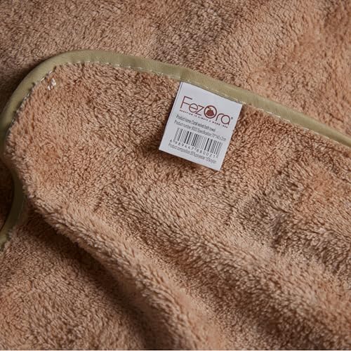 Fezora®Large Bath Towels for Men & Women | Microfiber Bath Towel | Soft, Absorbent, Quick-Dry Towel(Beige) - Image 5