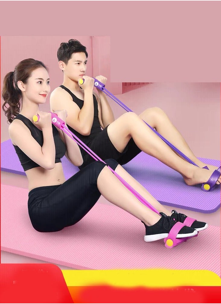 YOMA - Stylish Pink Exercise Machine with Ergonomic Pink Handle - The Pull Reducer for Total Fitness - Image 1