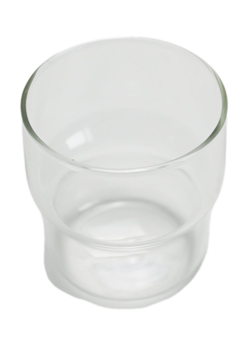 Clear Drinking Glass - 260ml Capacity - Sleek Design - Durable Glassware for Beverages