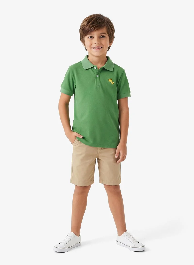 Pinata Cute Dragon Print Cotton Polo Tshirt