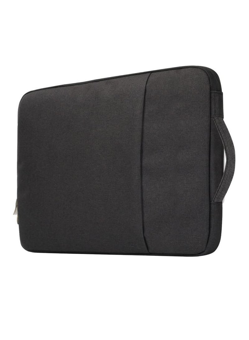 13-Inch Laptop Sleeve Case for 2022 MacBook Air 13.6 inch with Apple M2 Chip & 2022 MacBook Pro 13.3 inch with Apple M2 Chip Accessory Traveling Carrying Canvas Bag Cover Simple Case (Black)  - Image 1