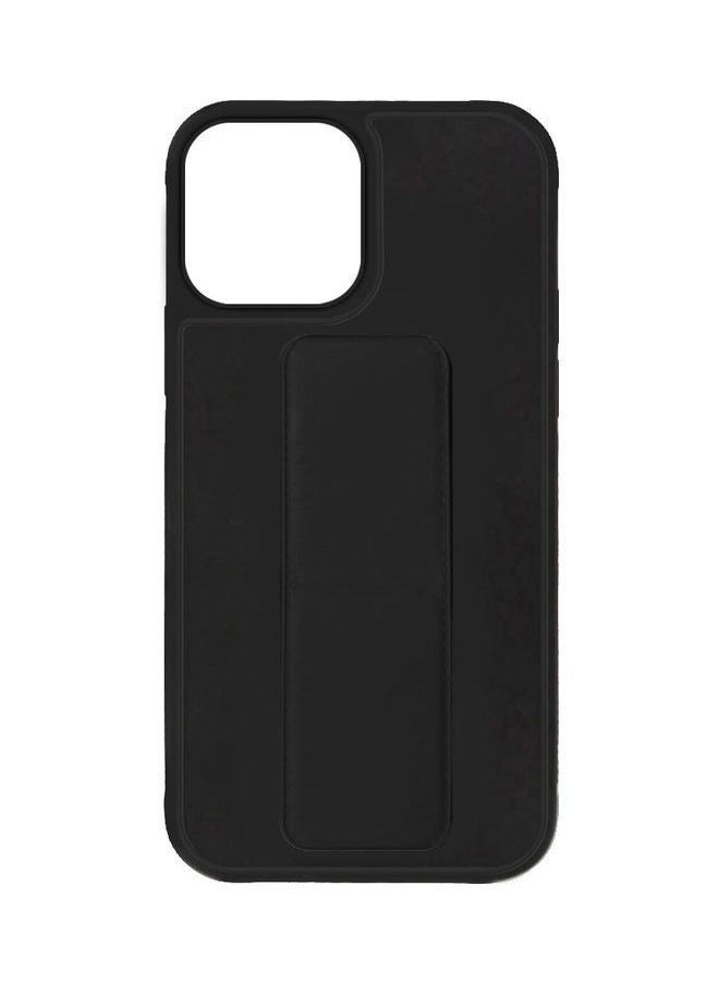 Generic - Protective Case Cover with Finger Grip Stand for Apple iPhone 13 Pro Max Black - Image 1