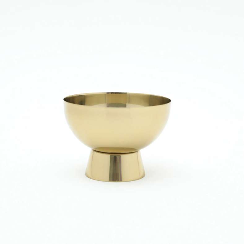 Pan Home Bijou Metal Decor Bowl 11x11x9cm-Gold - 112BIX9900019 - Image 2