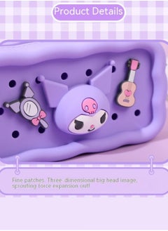 kuromi Sanrio Pom Pom Purin student big capacity pencil bag silicone pen bag school supplies gift  - Image 5