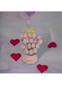 Taşdevri Life Tasdevri Life Valentine's Day Special Stone Pot Flower Pink Rose  - Image 2