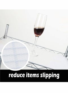 HomarKet Shelf Liner 3 Rolls 150x45cm  Non-Slip Non-Adhesive Drawer Liner EVA Clear Cupboard Cabinet Pad Mat for Kitchen Pantry Laundry Room Office Bedroom  - Image 3