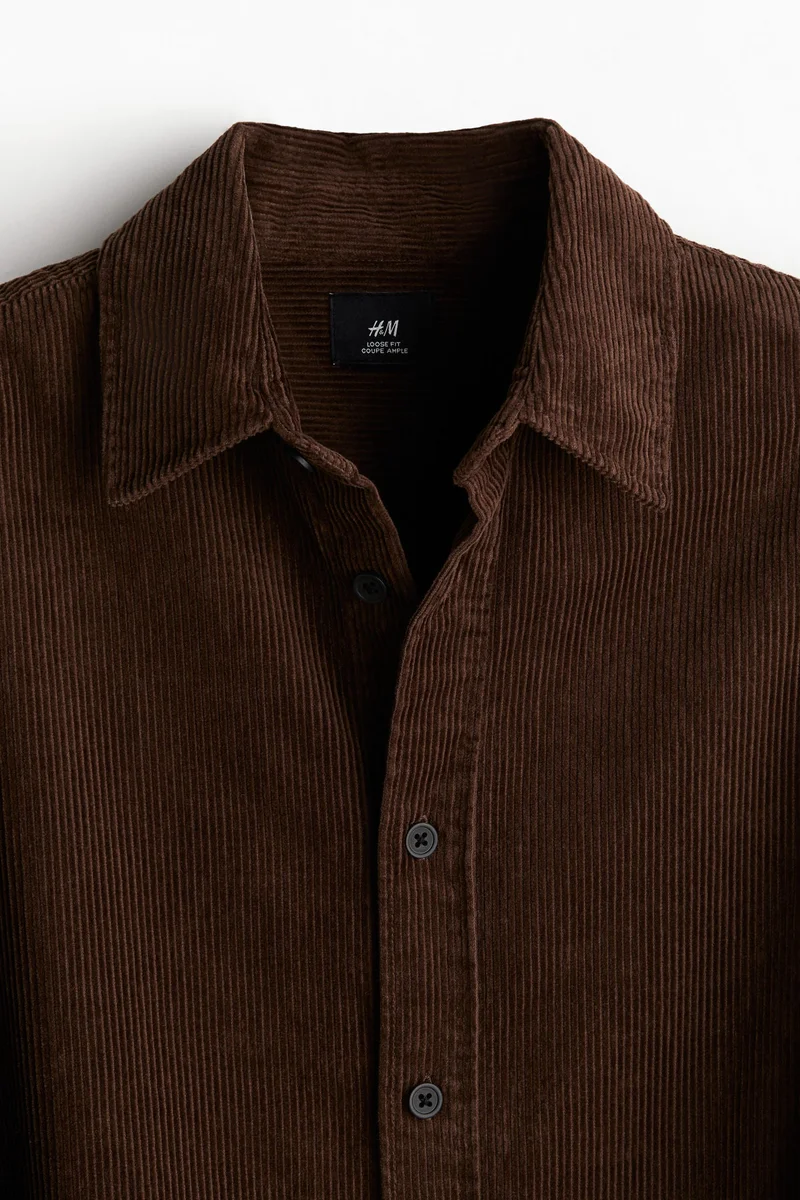 H&M Loose Fit Corduroy shirt