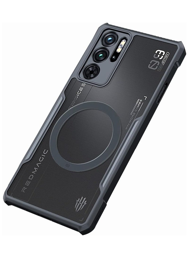 General Nubia Red Magic 9 Pro Plus/9 Pro+ Magnetic Phone Case Magnet Back Cover Shockproof Protective Cases for Magnetic Wireless Charger  - Image 1