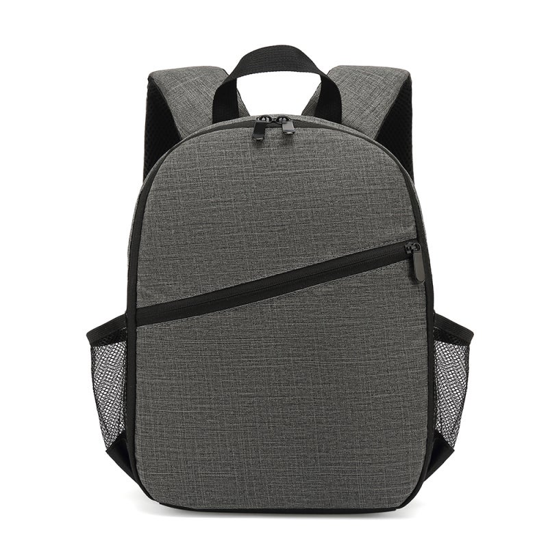 Digital Camera Backpack: Grey Waterproof Durable Camera Bag - Wide Thick Shoulder Belt Multi-functional Camera Bag for Outdoor Photography Travel - Image 1