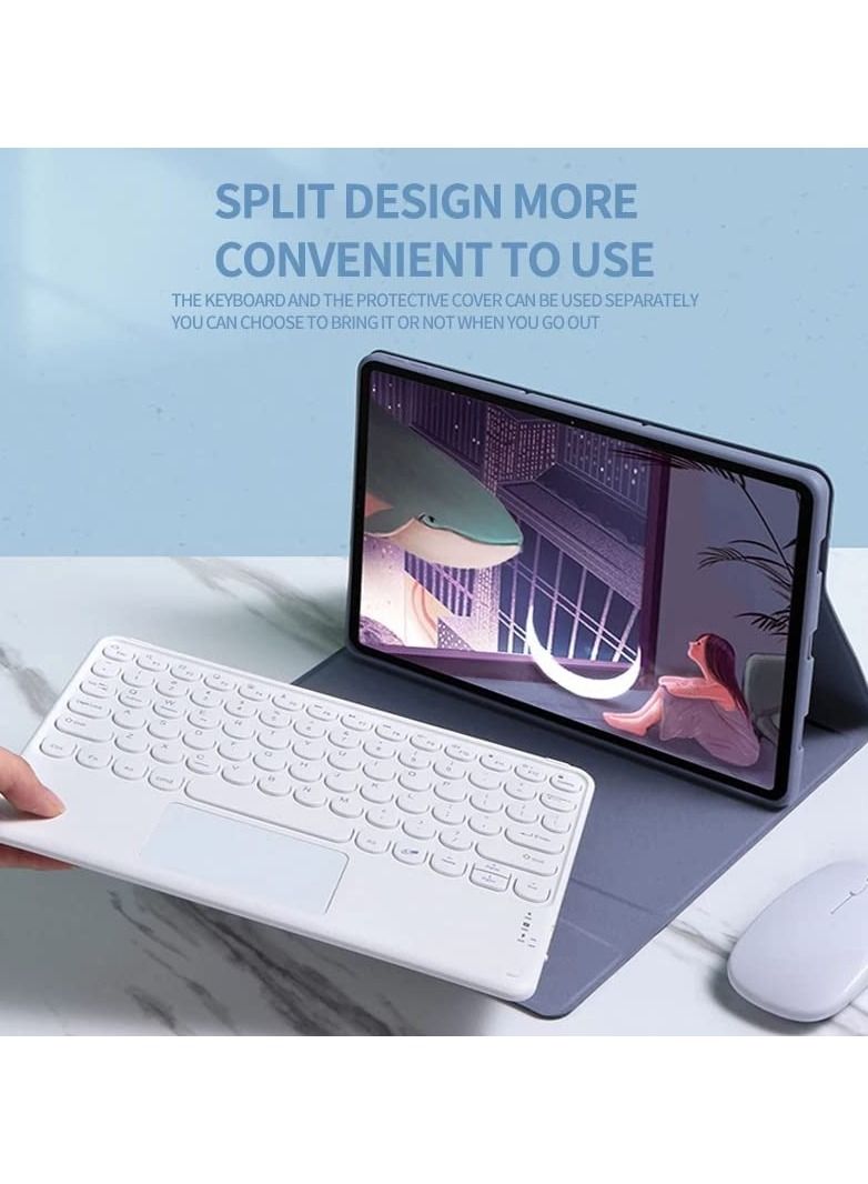 Tablet Keyboard Case for Mi pad 5/Pad 5 Pro, Wireless Bluetooth Mouse Cover Pad 5Pro 2021 Luopan Tab Covers - Image 2