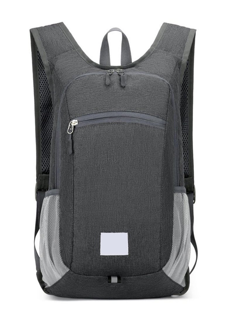 Excefore Foldable Backpack, 15L Lightweight Packable Hiking Backpack, Outdoor Camping Sports Knapsack for Men Women Kids Backpack for Gym, Dark Gray - Image 1