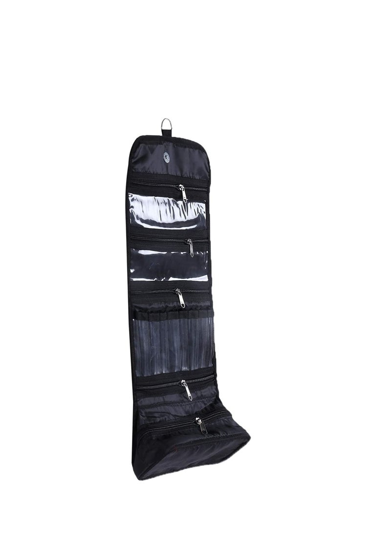 erorex - Hanging Jewellery Organizer with Multi Pockets Black - Image 1