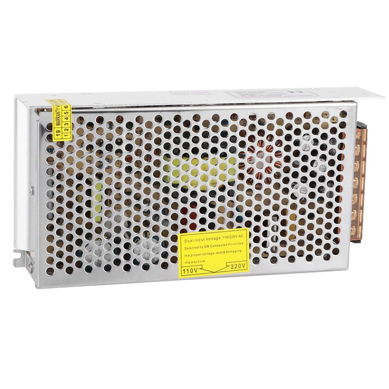 محول محرك مصدر الطاقة المُقلب من سبائك الألومنيوم شاشة LED شريط ضوء مطباعة ثلاثية الأبعاد S-150-48 (48 فولت / 3 أمبير / 150 واط) 110/220 فولت متناول تيار متردد ± 15% - Image 5