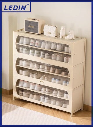 Minimalist Multi-Layer Shoe Storage Cabinet with Transparent Sliding Doors (3 Door 7 Floor) - pzsku/Z2E4D57F36806EB164984Z/45/1745822638/da467a67-7aef-47db-af8a-e33db68392a2
