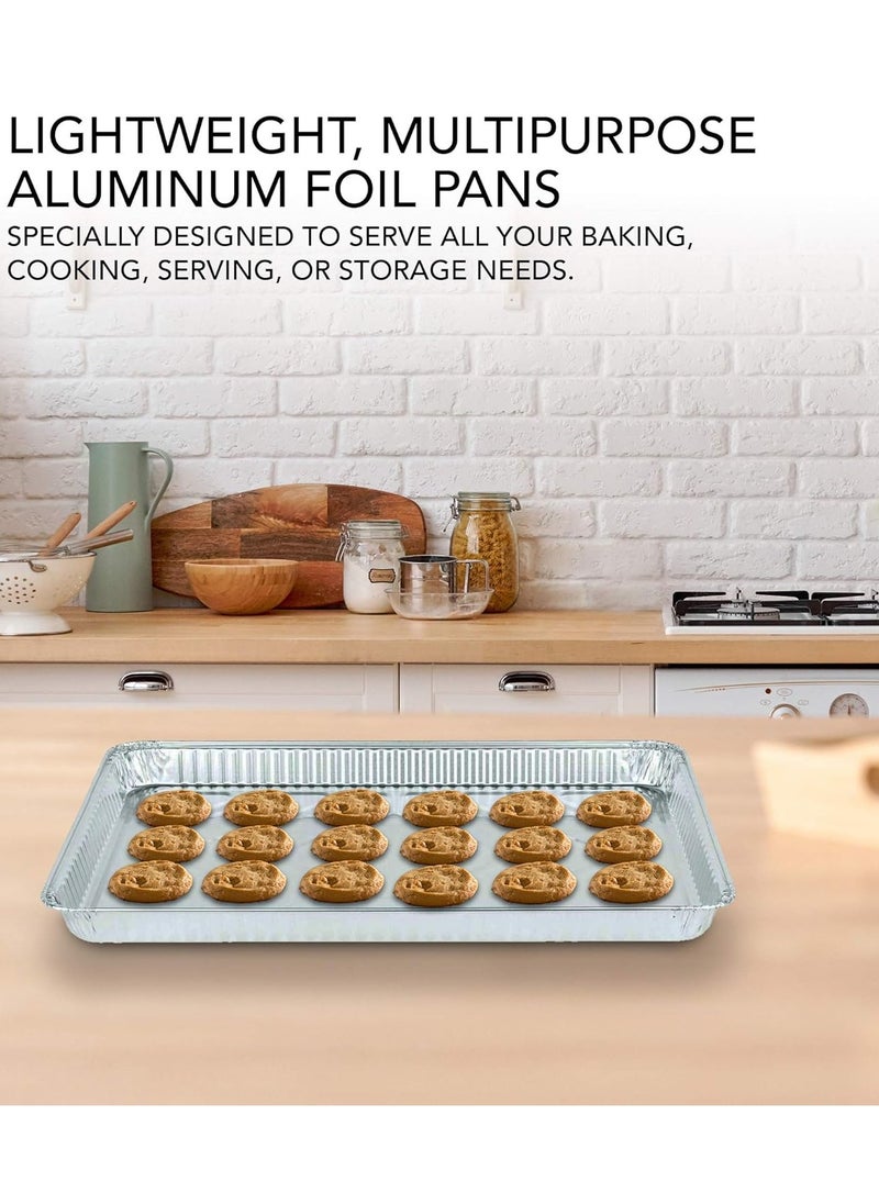 Stock Your Home Aluminum Pans Cookie Sheet Baking Pans (15 Pack) Disposable Aluminum Foil Trays - Reusable and Durable Nonstick Baking Sheets – Disposable Cookie Sheet Foil Pans - 16 Inch x 11 Inch - pzsku/Z2E4D5A1838406AFF49E8Z/45/_/1736667497/5c6d81b3-f33f-4769-94a7-74fae6bf9eda