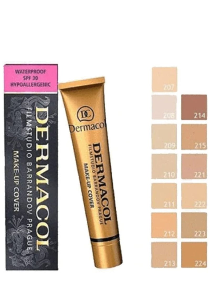 Dermacol - Dermacol Make up Cover Waterproof Hypoallergenic For All Skin Types Number 210 - Image 1